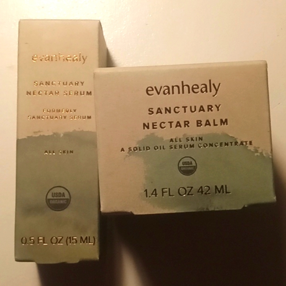 Evanhealey sanctuary nectar serum & balm